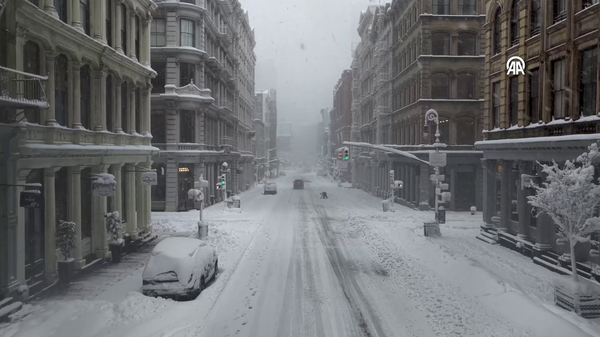 New York kar fırtınası altında - Sputnik Türkiye