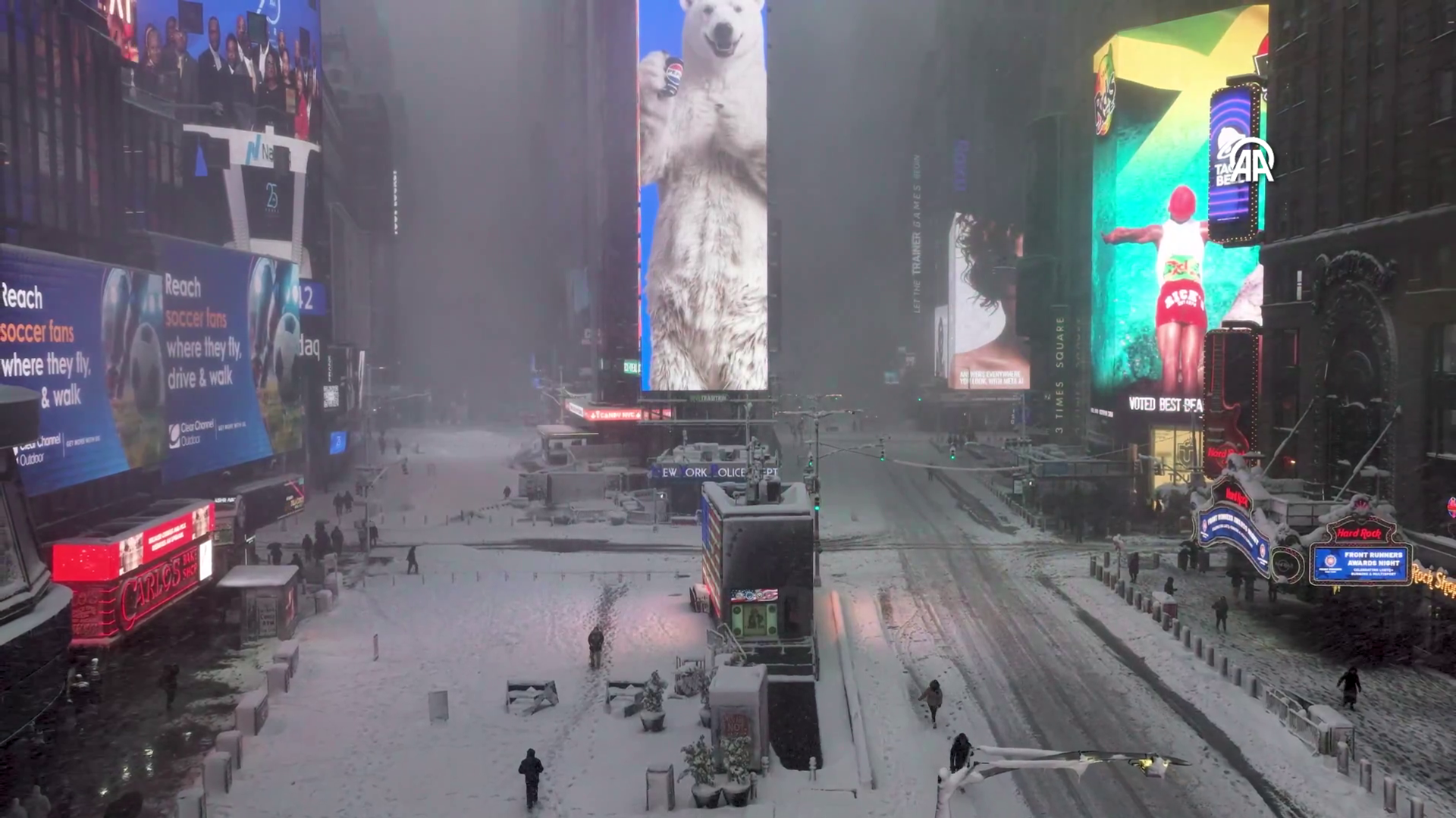 New York kar fırtınası altında - Sputnik Türkiye, 1920, 24.02.2026