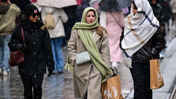 İstanbul kar yağışı - Sputnik Türkiye