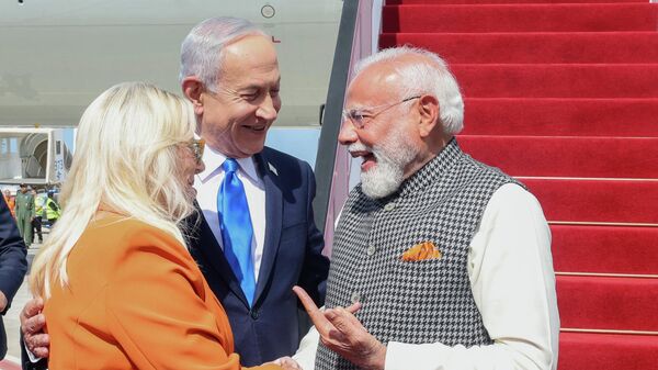 Modi-Netanyahu - Sputnik Türkiye