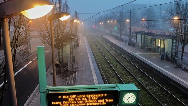 Almanya'da ulaşım grevi - Sputnik Türkiye