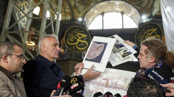 Ayasofya'da restorasyon - Sputnik Türkiye