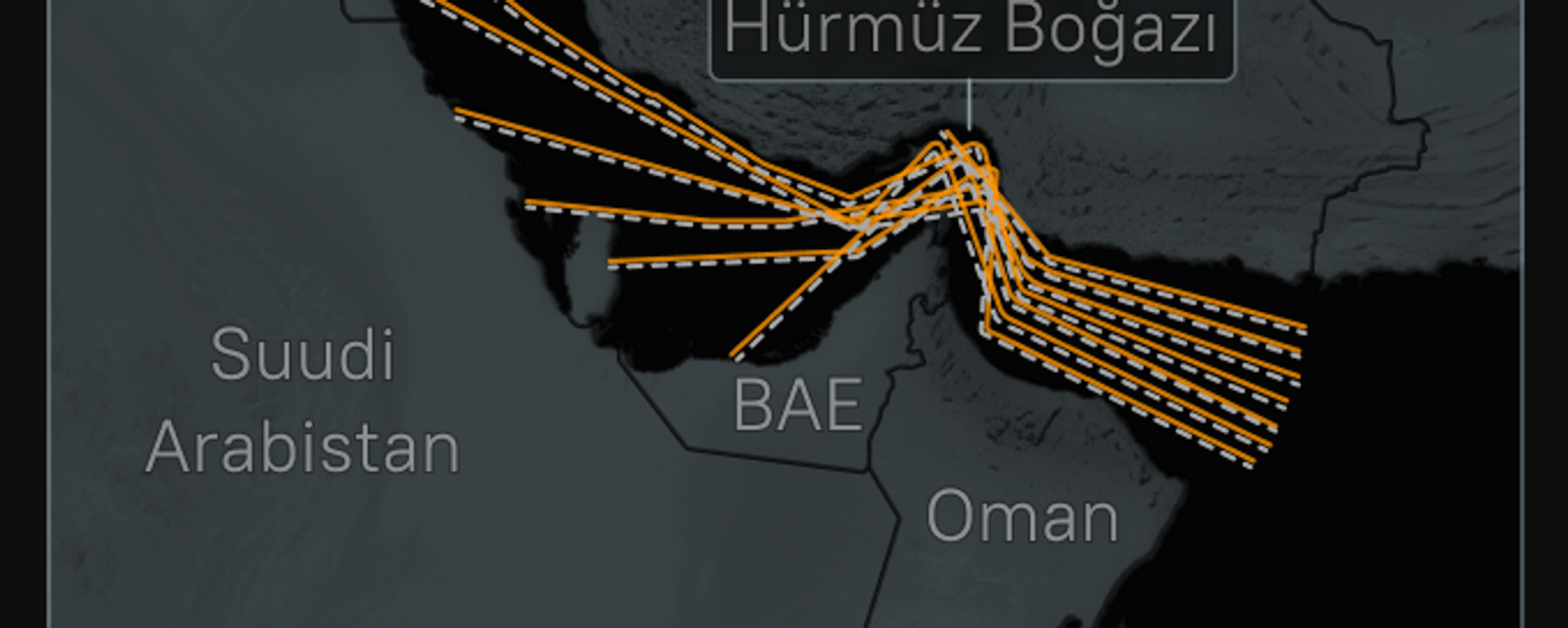 Hürmüz Boğazı üzerinden petrol ve doğalgaz sevkiyatı güzergahları - Sputnik Türkiye, 1920, 13.04.2026