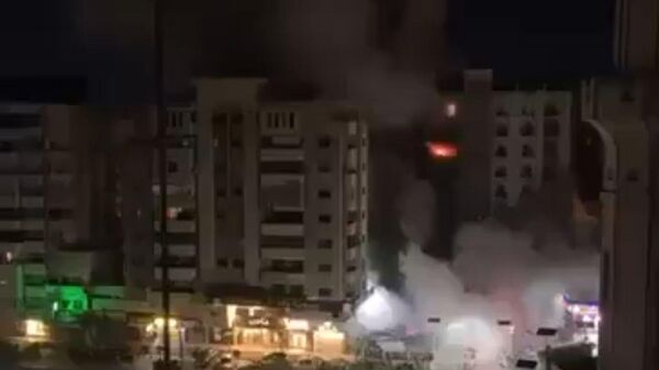 İsrail Lüban'ı vuruyor - Sputnik Türkiye