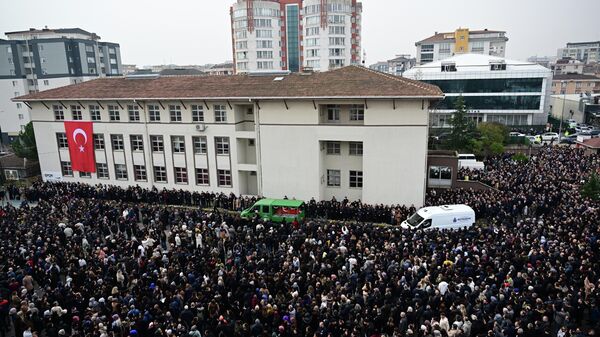 Öğretmen Fatma Nur Çelik cenaze töreni  - Sputnik Türkiye