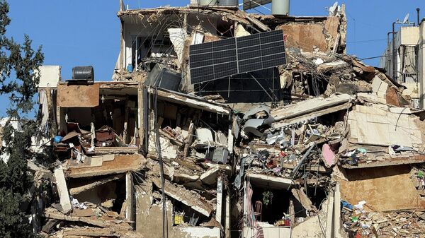 İsrail'in saldırıları ardından Lübnan'ın başkenti Beyrut görüntülendi - Sputnik Türkiye