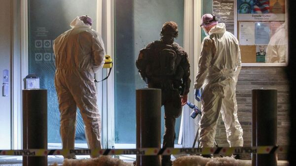 Oslo ABD büyükelçiliği patlama - Sputnik Türkiye