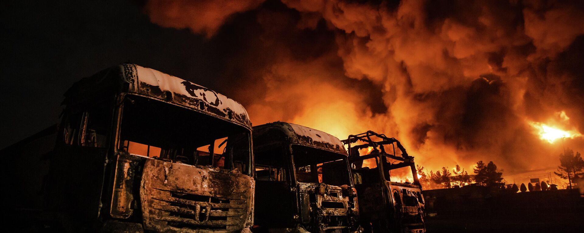 Tahran Şehran petrol deposu - Sputnik Türkiye, 1920, 10.03.2026