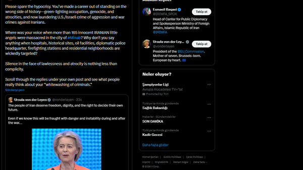 İsmail Bekayi, Ursula von der Leyen post - Sputnik Türkiye