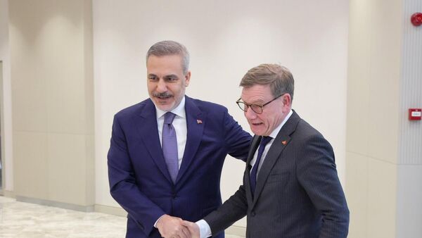 Hakan Fidan ve Johann Wadephul - Sputnik Türkiye