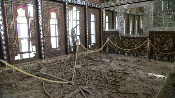 ABD ve İsrail'in İran'a yönelik saldırılarında hasar gören Gülistan Sarayı - Sputnik Türkiye