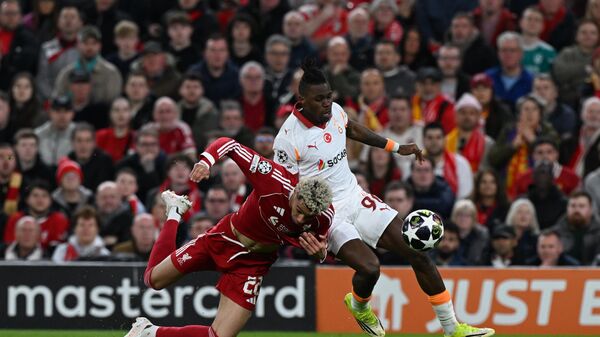 UEFA Şampiyonlar Ligi son 16 turu rövanş maçında Galatasaray ve Liverpool takımları Anfield Stadı'nda karşılaştı
 - Sputnik Türkiye