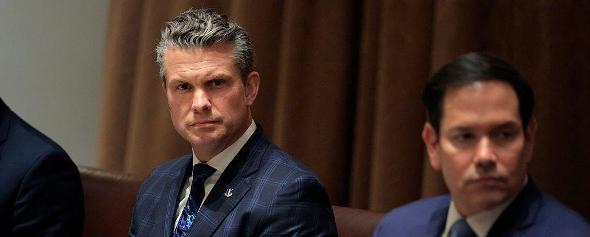 Министр обороны США Пит Хегсет и госсекретарь Марко Рубио - Sputnik Türkiye, 1920, 19.03.2026