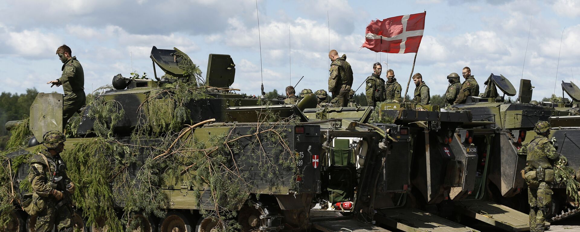 Danish soldiers during a military exercise - Sputnik Türkiye, 1920, 19.03.2026