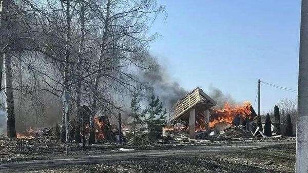 Ukrayna ordusu Belgorod bölgesinde sosyal tesisi vurdu - Sputnik Türkiye