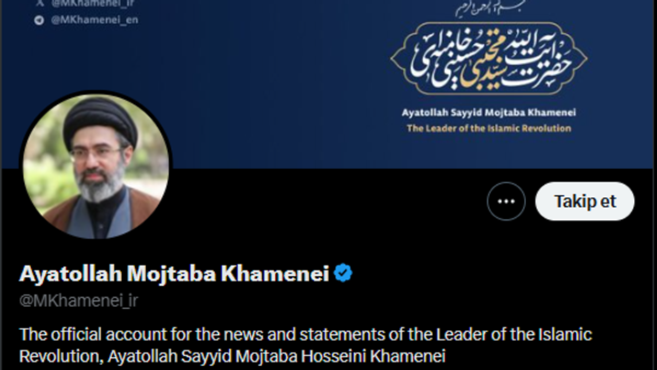 Mücteba Hamaney X hesabı - Sputnik Türkiye