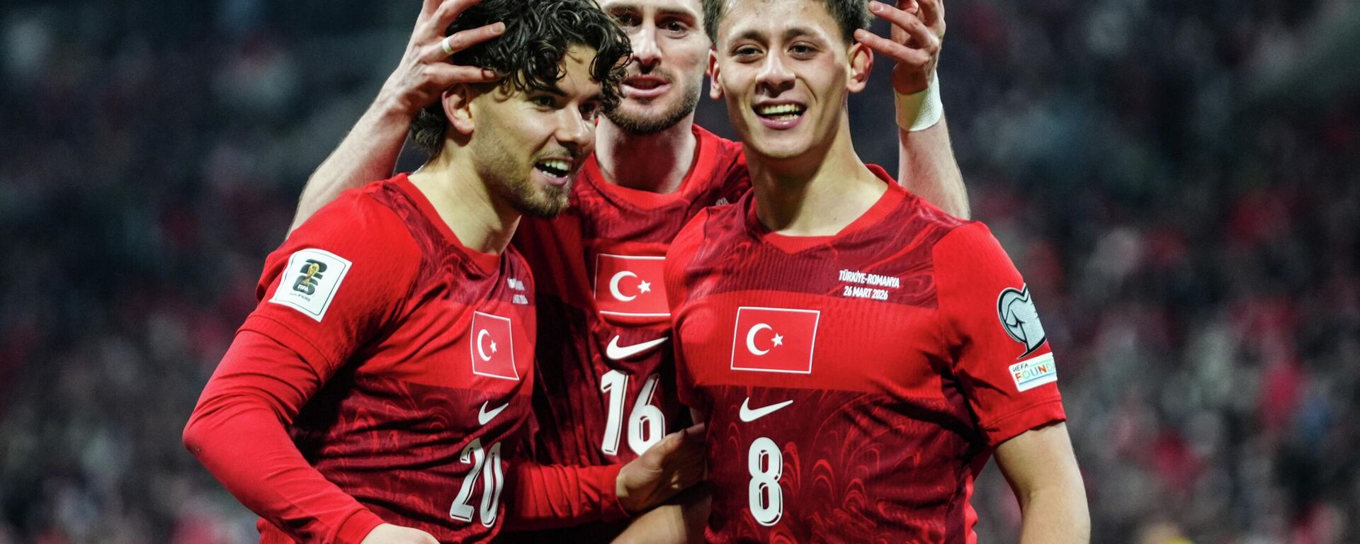 2026 FIFA Dünya Kupası Avrupa Elemeleri play-off turu yarı final maçında A Milli Futbol Takımı  - Sputnik Türkiye, 1920, 26.03.2026