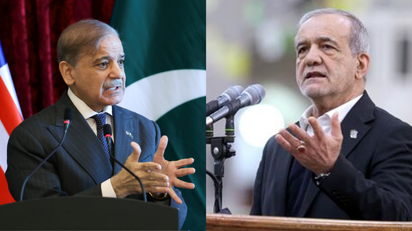 İran Cumhurbaşkanı, ABD-İran arasında arabuluculuk yapmaya çalışan Pakistan Başbakanı Şahbaz Şerif ile telefonda görüştü - Sputnik Türkiye