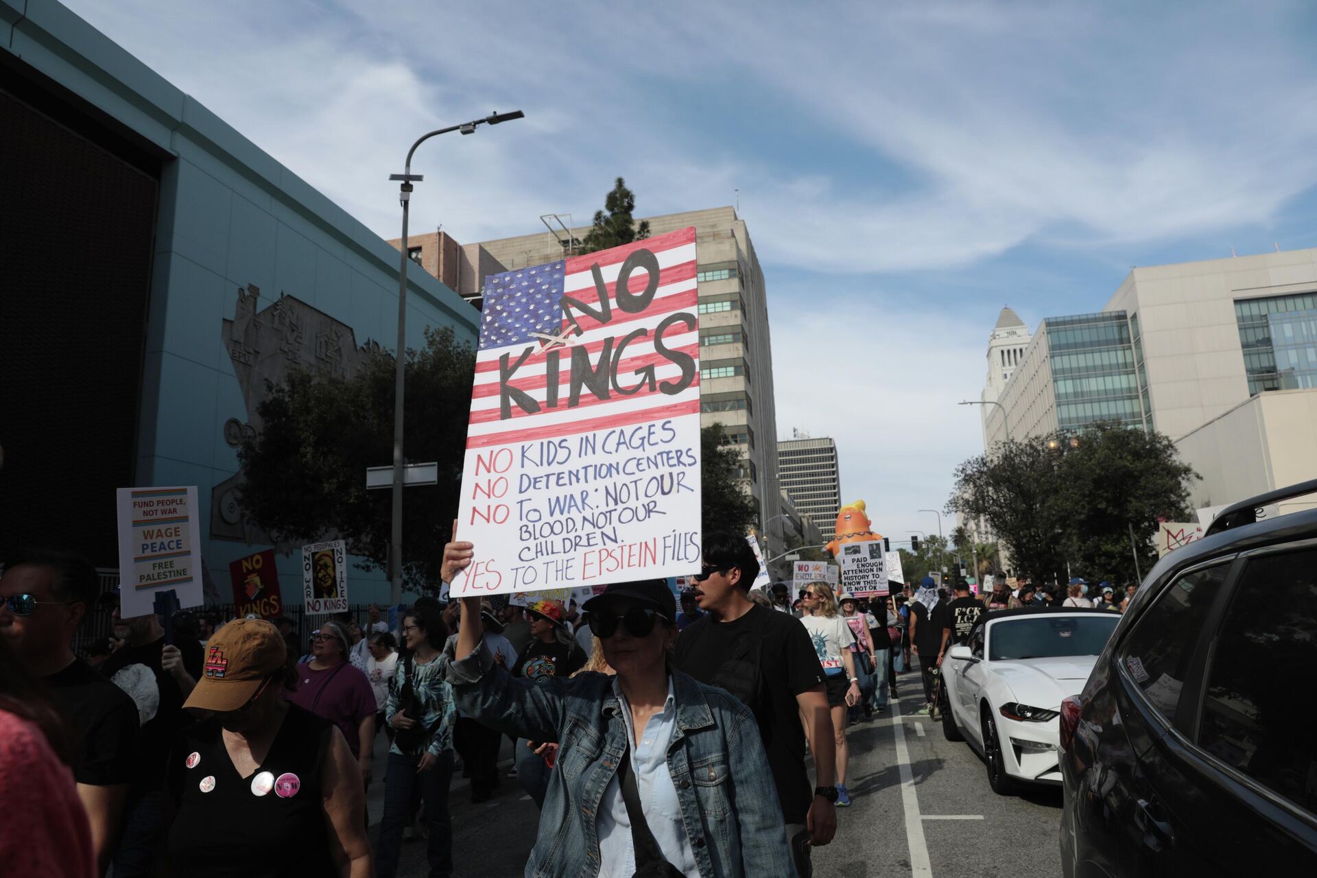ABD'nin büyük metropollerinde 'Krallara Hayır' protestoları düzenlendi - Sputnik Türkiye, 1920, 29.03.2026