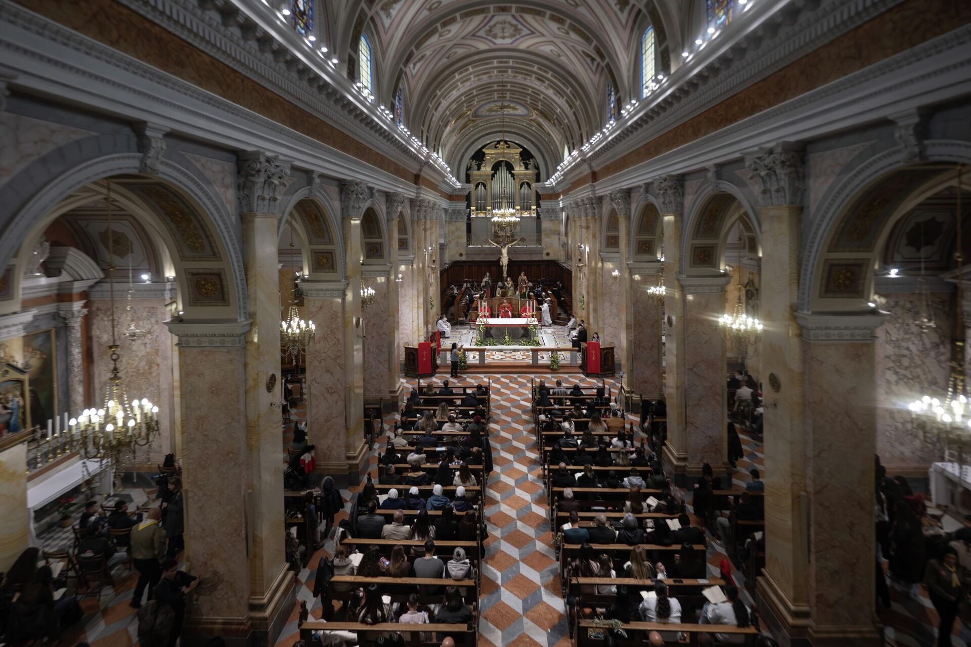 Doğu Kudüs’ün Eski Şehir bölgesinde yer alan Aziz Kurtarıcı Manastırı - Sputnik Türkiye, 1920, 30.03.2026