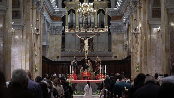 Doğu Kudüs’ün Eski Şehir bölgesinde yer alan Aziz Kurtarıcı Manastırı - Sputnik Türkiye