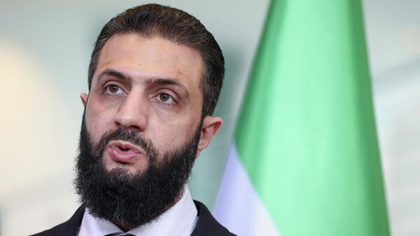 Suriye geçici Devlet Başkanı Ahmed Şara - Sputnik Türkiye