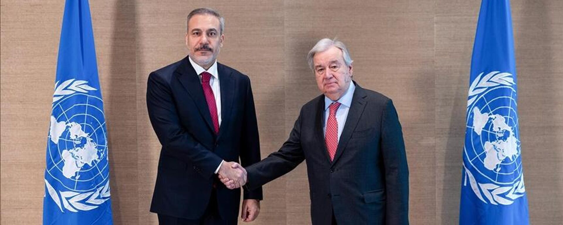 Dışişleri Bakanı Hakan Fidan ve Antonio Guterres - Sputnik Türkiye, 1920, 30.03.2026