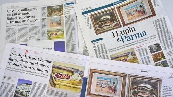 İtalya'da 3 dakikalık soygunda 3 ünlü ressamın eserleri çalındı - Sputnik Türkiye