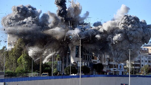  Lübnan'ın başkenti Beyrut'un Dahiye bölgesindeki Gubeyri Mahallesi - Sputnik Türkiye