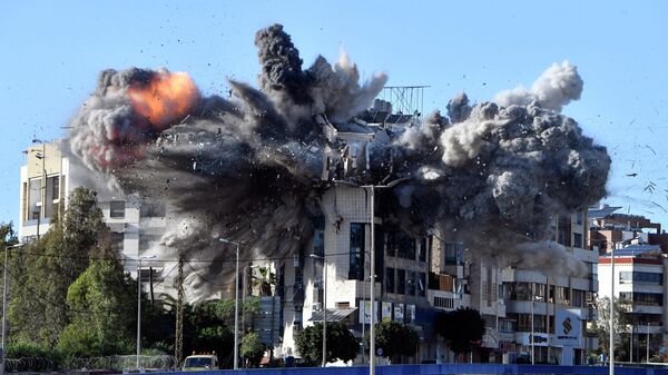  Lübnan'ın başkenti Beyrut'un Dahiye bölgesindeki Gubeyri Mahallesi - Sputnik Türkiye