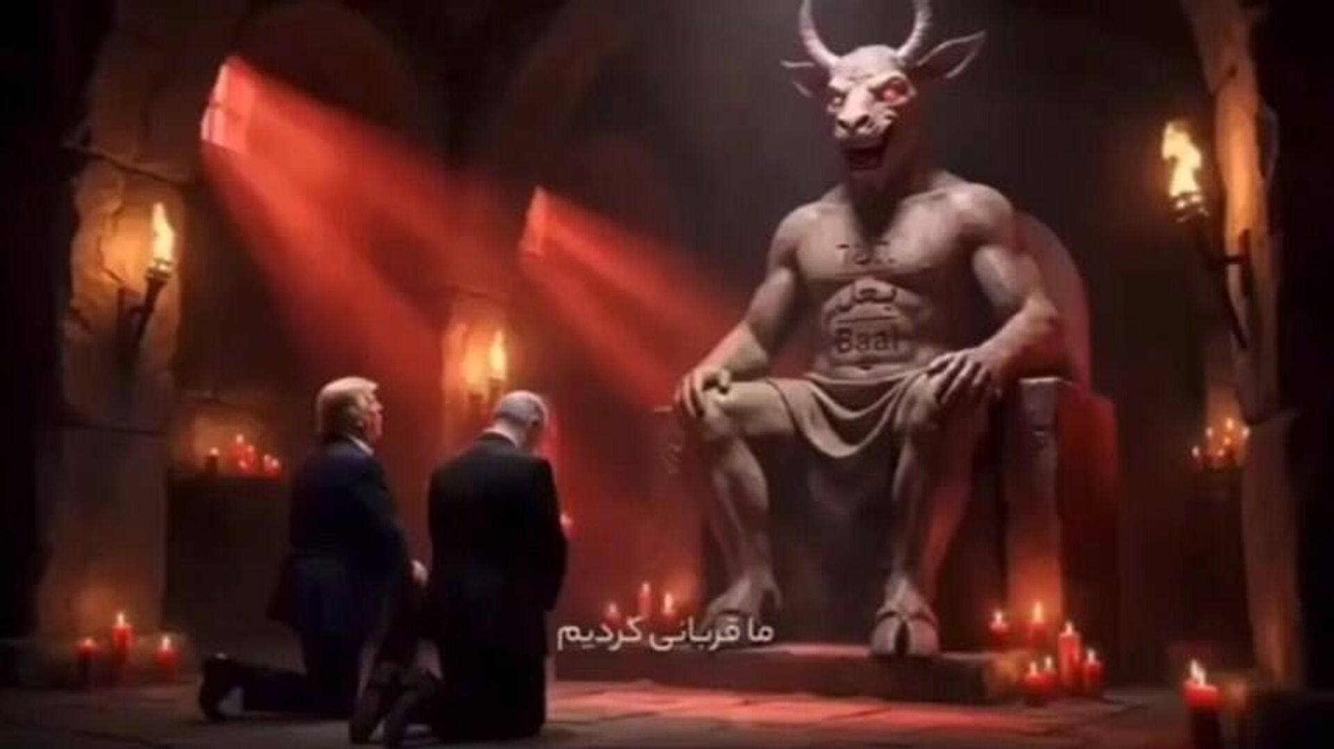 İranlı kaynakların hazırladığı yapay zeka videolardan - Sputnik Türkiye, 1920, 01.04.2026