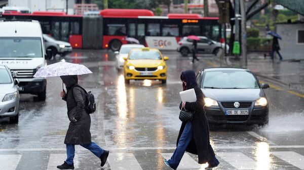 Ankara'da sağanak - Sputnik Türkiye