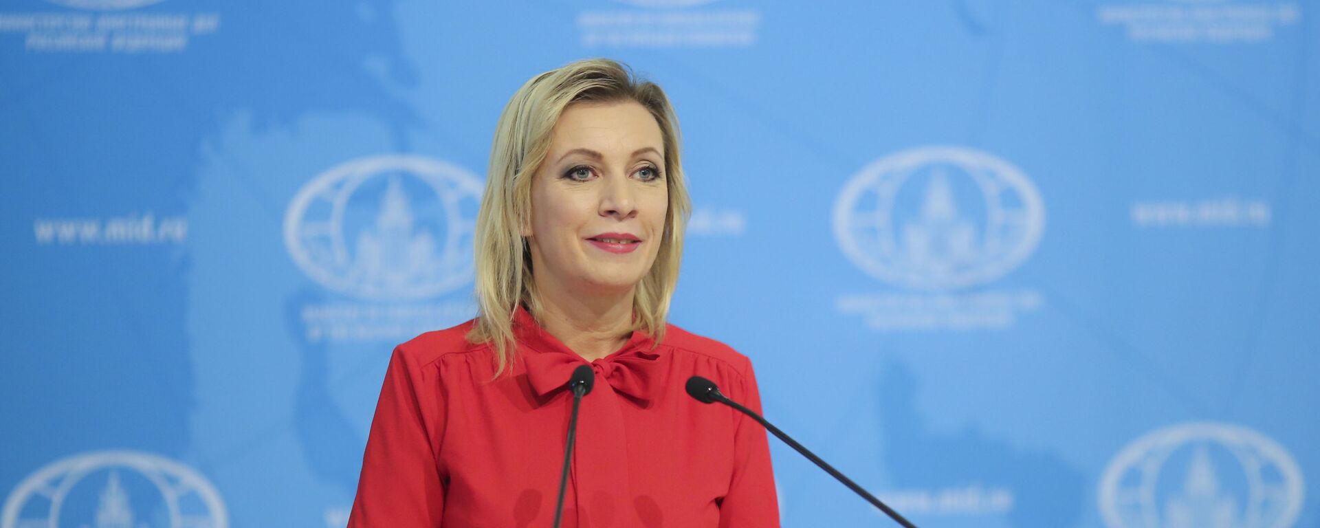 María Zajárova, la portavoz del Ministerio de Asuntos Exteriores de Rusia - Sputnik Türkiye, 1920, 02.04.2026