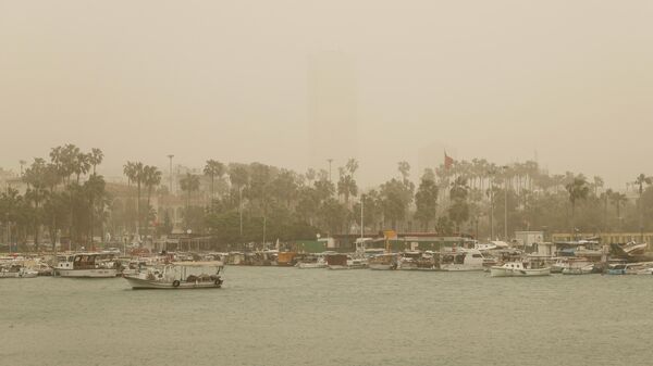 Mersin'de, toz taşınımı hayatı olumsuz etkiledi. Toz taşınımı nedeniyle görüş mesafesi ve hava kalitesi düştü.
 - Sputnik Türkiye