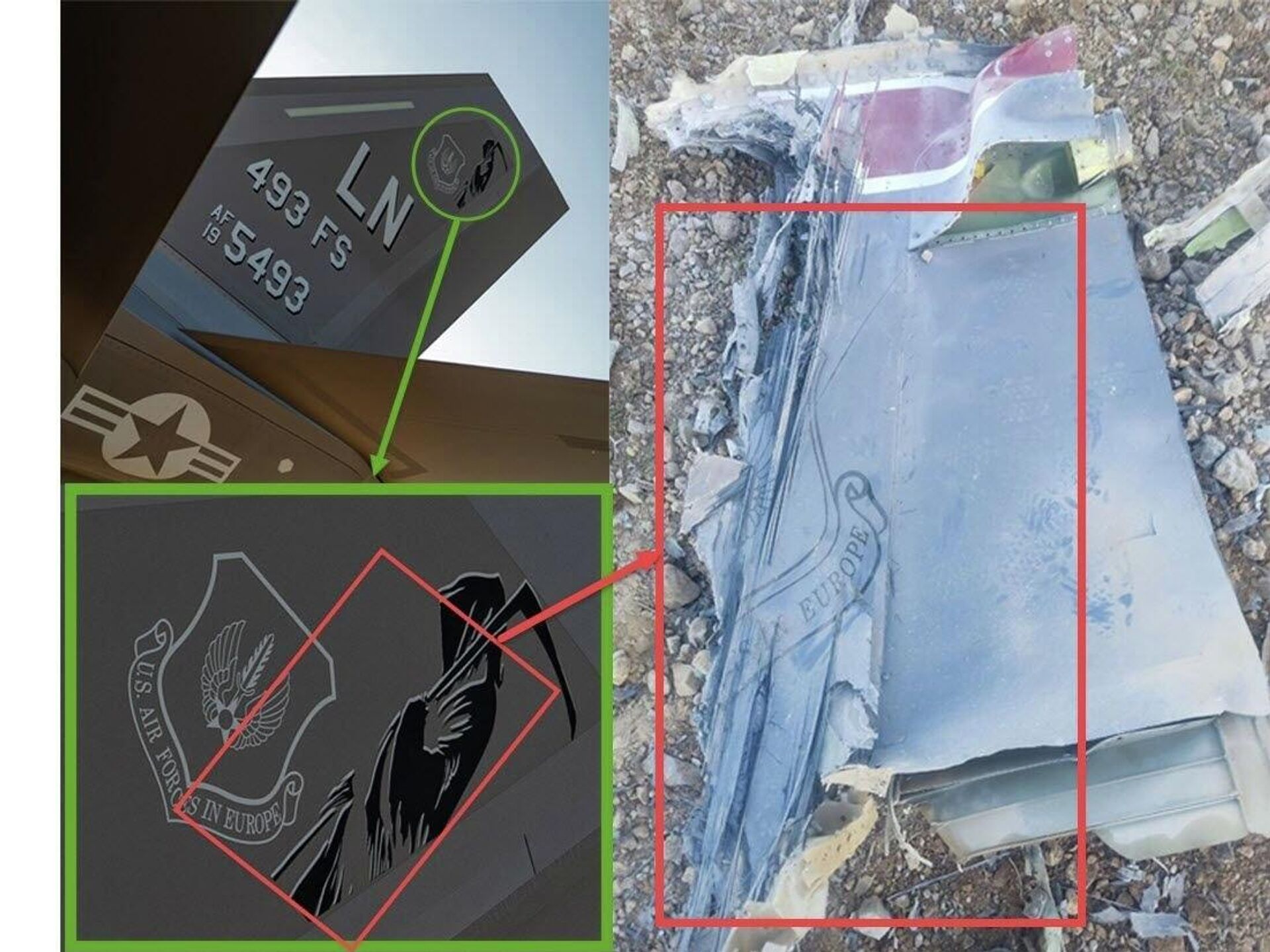 İran medyasında ABD savaş uçağına ait olduğu iddia edilen görüntüler - Sputnik Türkiye, 1920, 03.04.2026