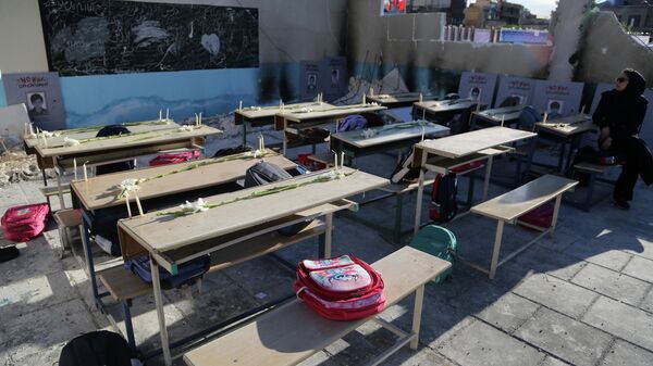 ABD-İsrail saldırılarında ölen çocuklar Tahran'da anıldı - Sputnik Türkiye