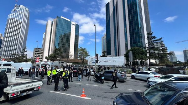 İsrail Konsolosluğu önünde çatışma - Sputnik Türkiye