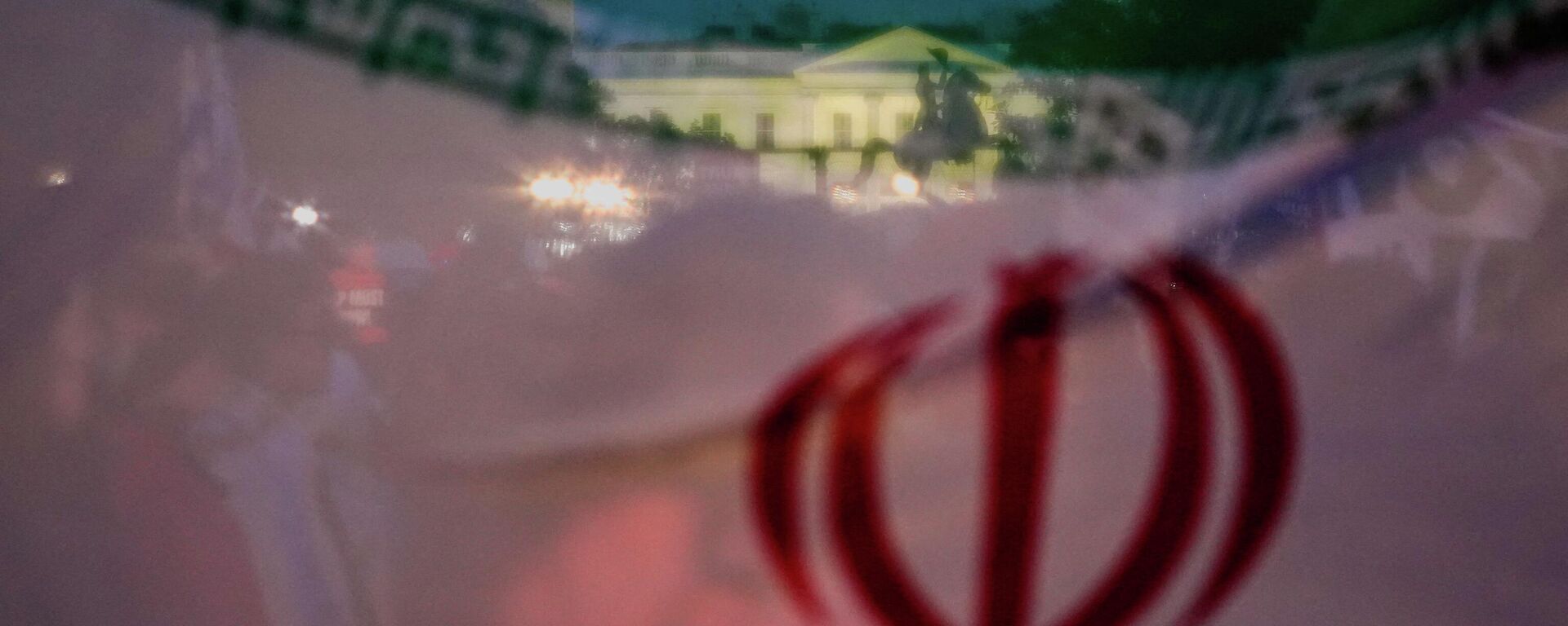 Washington'da İran bayrağı - Sputnik Türkiye, 1920, 08.04.2026