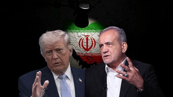 Trump-Pezeşkiyan - Sputnik Türkiye