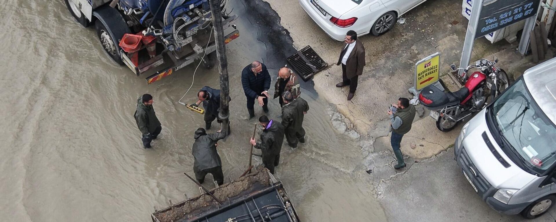 Hatay'ın merkez Antakya ilçesinde sağanak  - Sputnik Türkiye, 1920, 09.04.2026