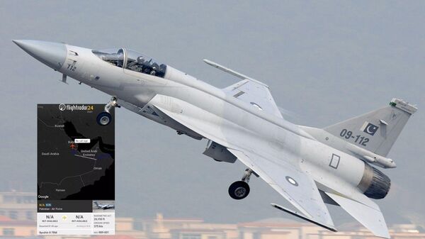 Pakistan, Orta Doğu hava sahasına JF-17 Thunder savaş jetleri konuşlandırdı
Pakistan, Orta Doğu hava sahasına JF-17 Thunder savaş jetleri konuşlandırdı
- Sputnik Türkiye