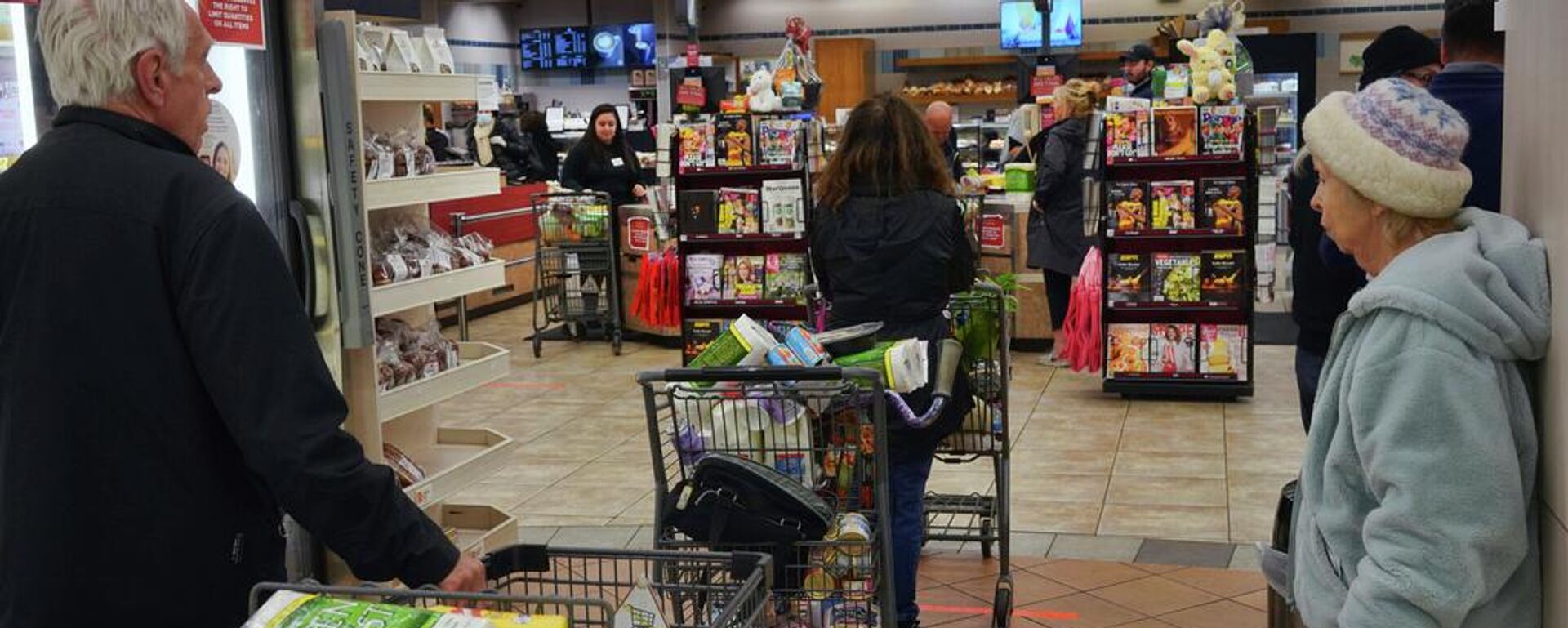 Los Angeles'ta bir market - Sputnik Türkiye, 1920, 13.04.2026