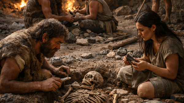 Neandertaller ile Homo sapiens birlikte - Sputnik Türkiye