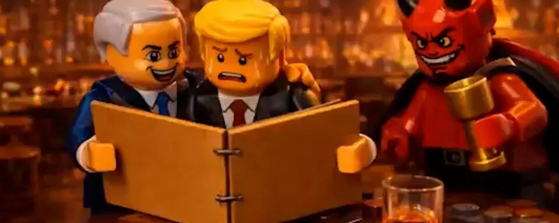 İranlı hesap, savaşa ilişkin eleştirilerini legolu yapay zeka videolarıyla yapıyor - Sputnik Türkiye, 1920, 13.04.2026