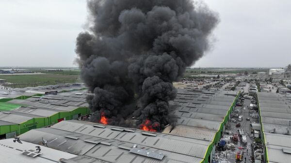 Adana'da geri dönüşüm tesisinde yangın çıktı - Sputnik Türkiye