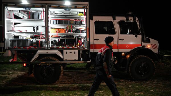 Kaza kırıma uğrayant CH-47 ağır nakliye helikopterinde incelemeler devam ediyor - Sputnik Türkiye