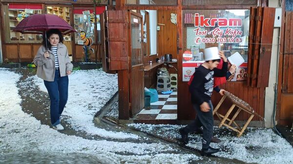 Gaziantep dolu yağışı - Sputnik Türkiye