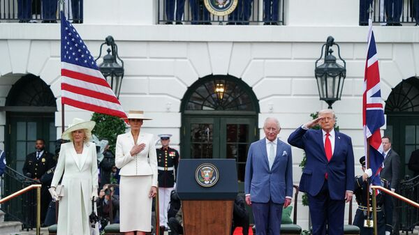 Kral Charles için Donald Trump tarafından Beyaz Saray'da tören düzenleniyor - Sputnik Türkiye