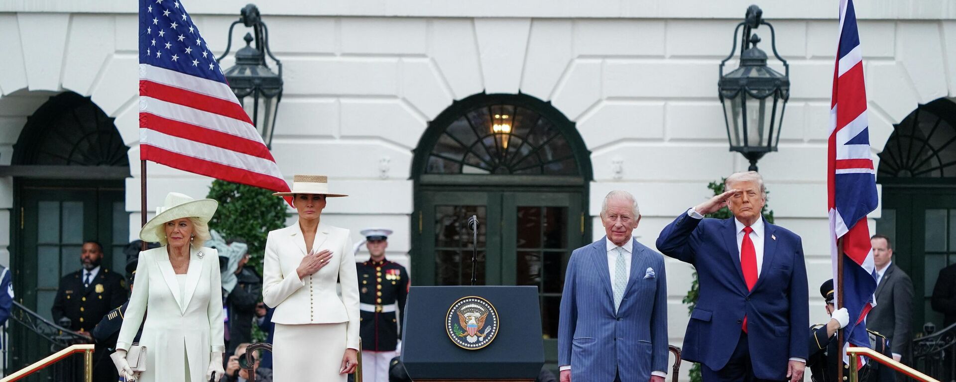 Kral Charles için Donald Trump tarafından Beyaz Saray'da tören düzenleniyor - Sputnik Türkiye, 1920, 28.04.2026