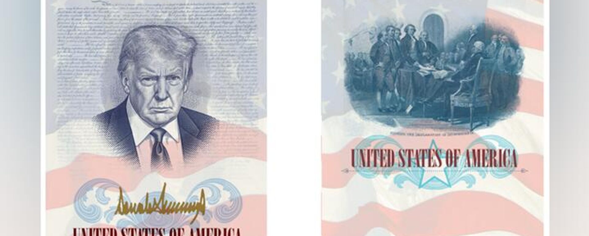ABD'nin 250. yıl pasaportlarının bir kısmına Trump'ın fotoğrafı basılacak. - Sputnik Türkiye, 1920, 29.04.2026